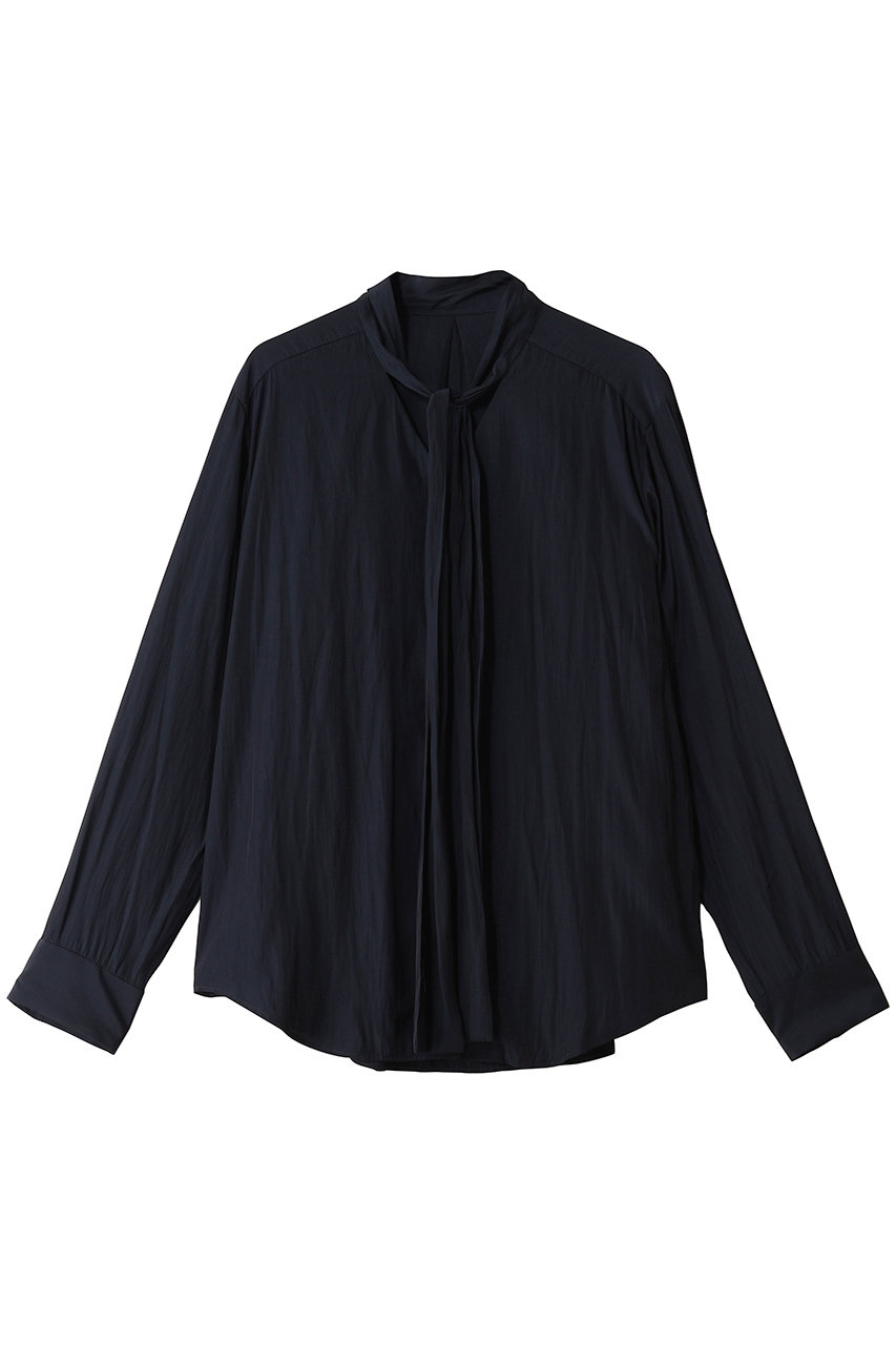 HELIOPOLE タイネックブラウス (ネイビー, 38) エリオポール ELLE SHOP