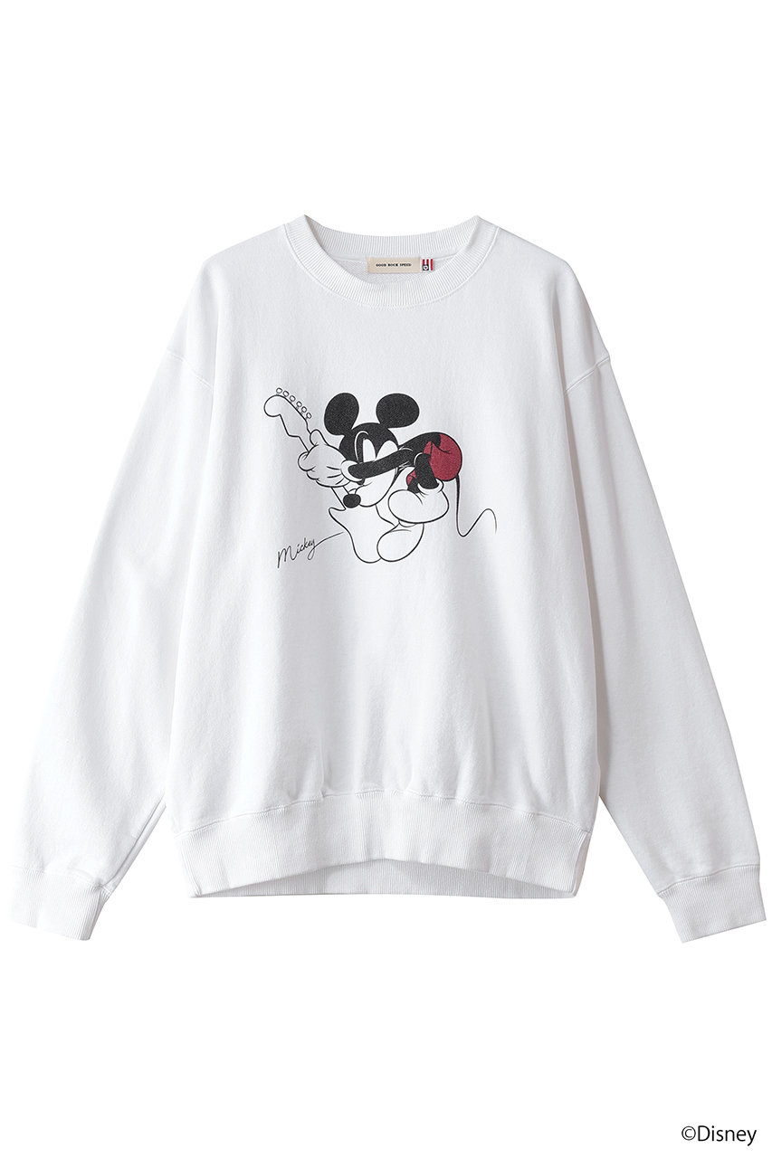 HELIOPOLE 【GOOD ROCK SPEED / グッドロックスピード】MICKEY / SWEAT / ミッキー / スウェット (ホワイト, F) エリオポール ELLE SHOP