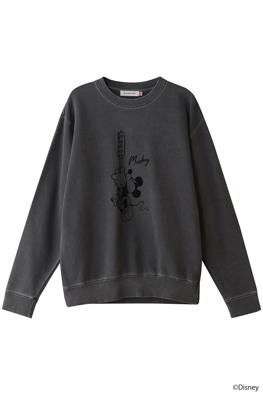 HELIOPOLE 【GOOD ROCK SPEED / グッドロックスピード】MICKEY / SWEAT / ミッキー / スウェット (チャコールグレー, F) エリオポール ELLE SHOP