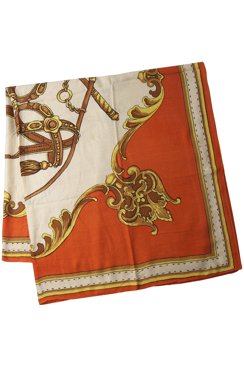 セール 30%OFF】【manipuri/ マニプリ】プリントウールシルク