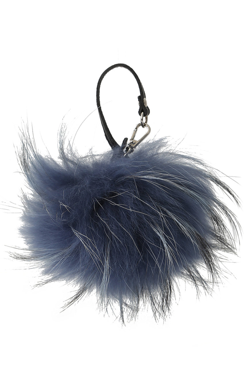 SALE 【30%OFF】 HELIOPOLE エリオポール 【GIANNI CHIARINI】FUR PON PON ハンドバッグ ブルー