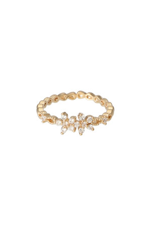 バイ サン・スワサント・キャトル パリ/by 164 PARISのFEUILLE STRASS　リング