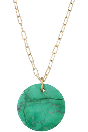 バイ サン・スワサント・キャトル パリ/by 164 PARISのTURQUOISEストーンロングネックレス(150200/150202)