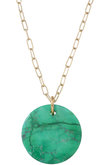 TURQUOISEストーンロングネックレス