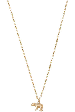 バイ サン・スワサント・キャトル パリ/by 164 PARISのPETIT OURSネックレス
