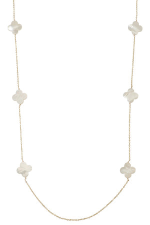 バイ サン・スワサント・キャトル パリ/by 164 PARISの6 TREFLES NACREネックレス(150200/150201)