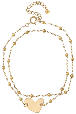 バイ サン・スワサント・キャトル パリ/by 164 PARISのDOUBLE COEUR ブレスレット