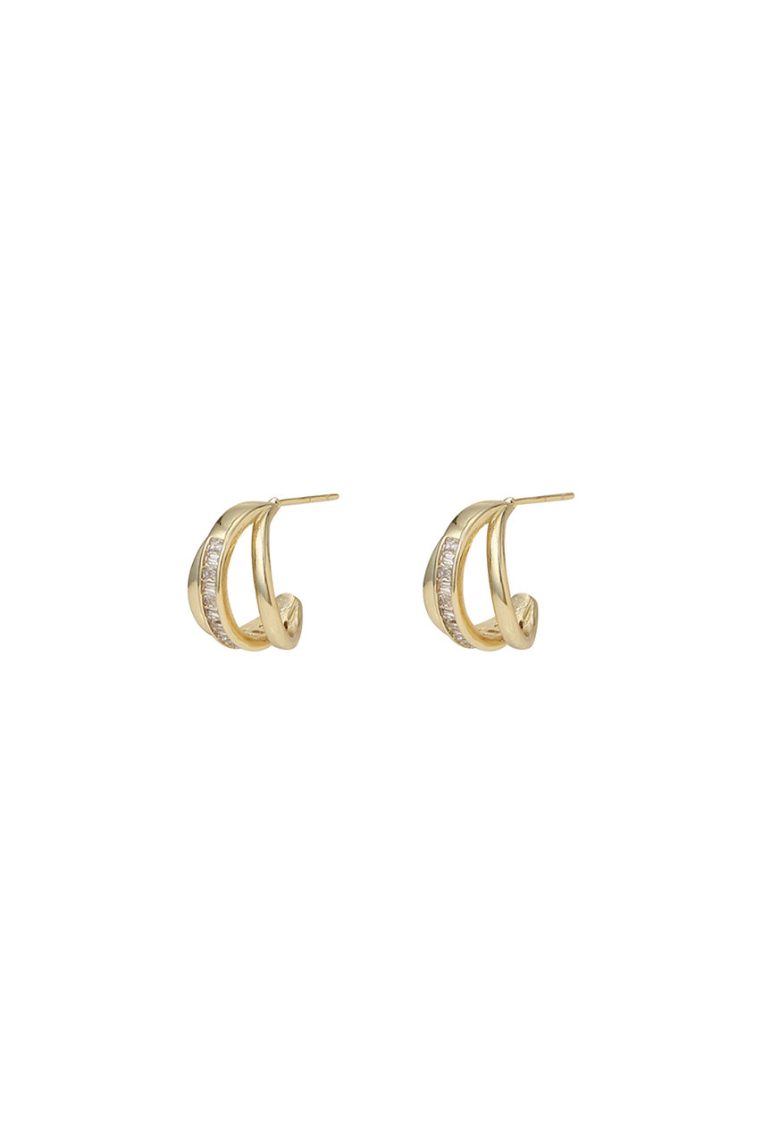 by 164 PARIS DAISYピアス (ゴールド, F) バイ サン・スワサント・キャトル パリ ELLE SHOP by 164 PARIS DAISYピアス (ゴールド, F) バイ サン・スワサント・キャトル パリ ELLE SHOP