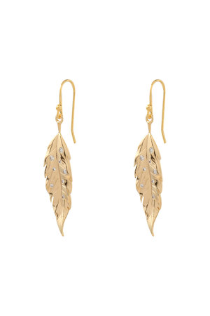 バイ サン・スワサント・キャトル パリ/by 164 PARISのPLUME ピアス(150100/150101)