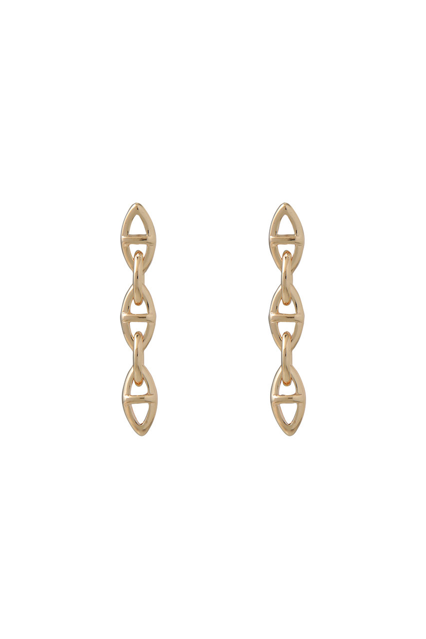 バイ サン・スワサント・キャトル パリ/by 164 PARISのCHAINETTEピアス(ゴールド/BK89 CHAINETTE)