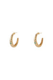 CREOLE EMERAUDE ピアス