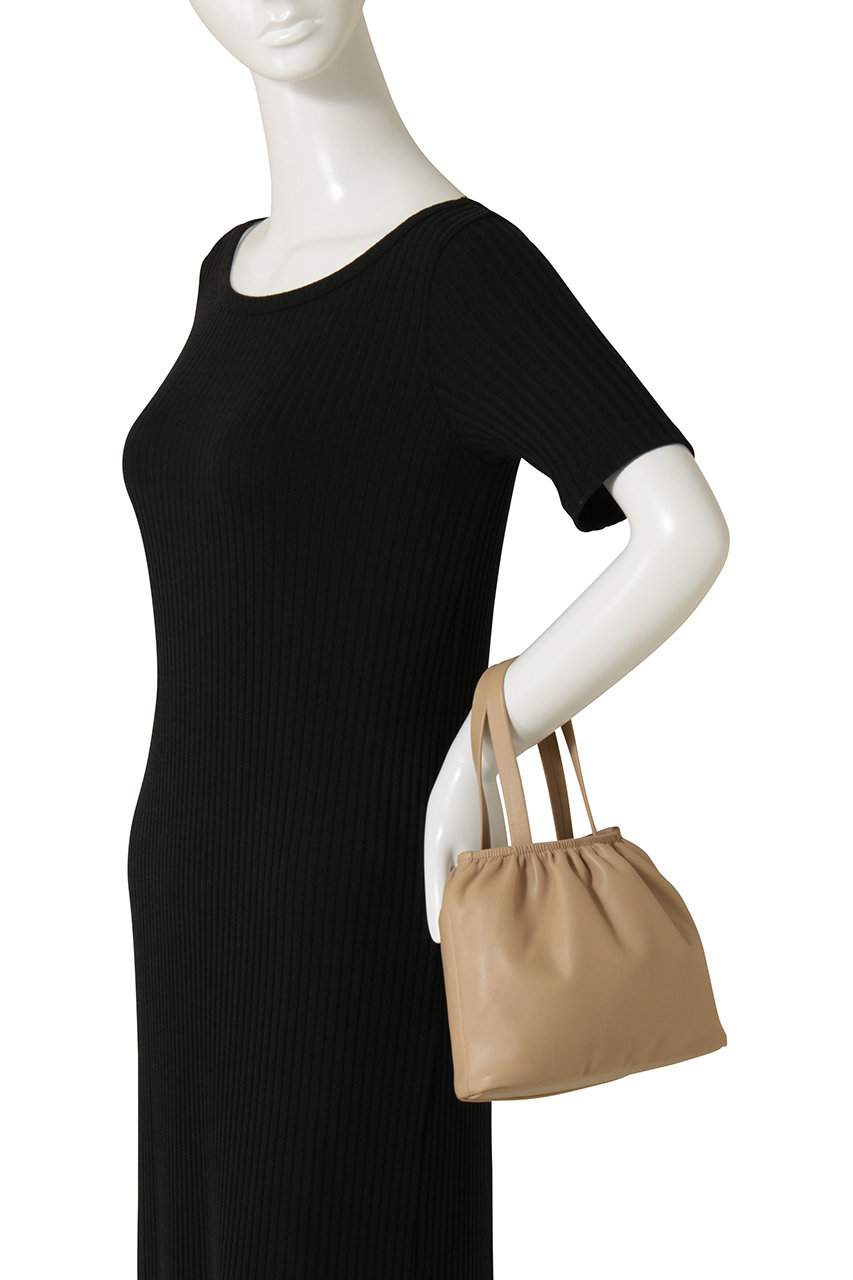 【美品】aeta ELASTIC TOTES S ハンドバッグ ミニ　アエタ Aeta(アエタ)｜ELASTIC TOTE MINI/ベージュ の通販｜ELLESHOP・(エル