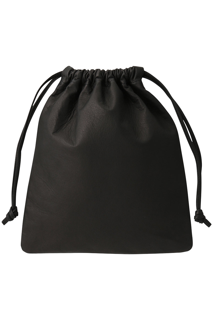 アエタ/AetaのDouble Faced DRAWSTRING POUCH L(ブラック/DA76)