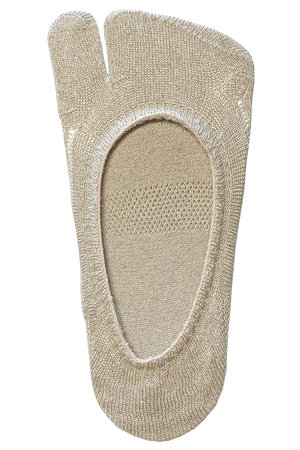 ダブルアンドエフダブル/w&fwのシルクラメTABIカバーソックス