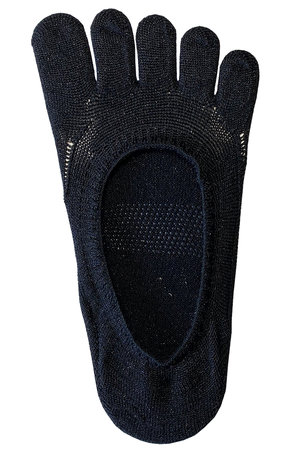 ダブルアンドエフダブル/w&fwのシルクラメ5本指カバーソックス(140700/140701)