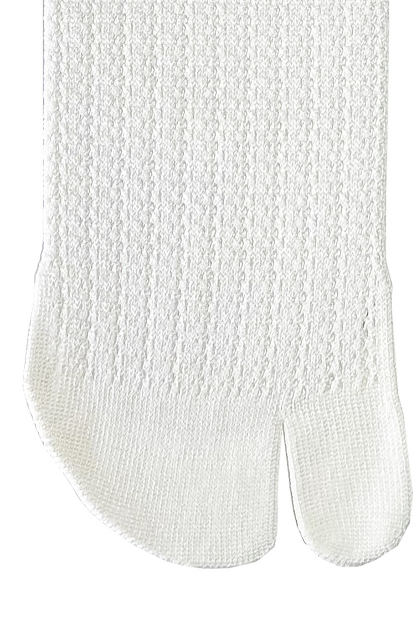 Off-White ソックス　グレー　タグ付　新品 w&fw(ダブルアンドエフダブル)｜メッシュTABIスケーターソックス