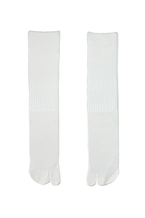 ダブルアンドエフダブル/w&fwのリブTABIソックス コットン×シルク(140700/140701)
