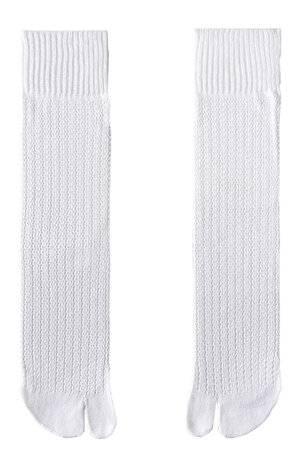 ダブルアンドエフダブル/w&fwのメッシュTABIソックス