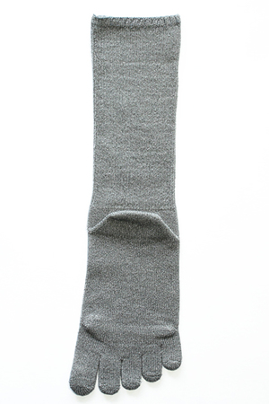 ダブルアンドエフダブル/w＆fwのシルクコットンラメ5本指Wソックス(140700/140701)