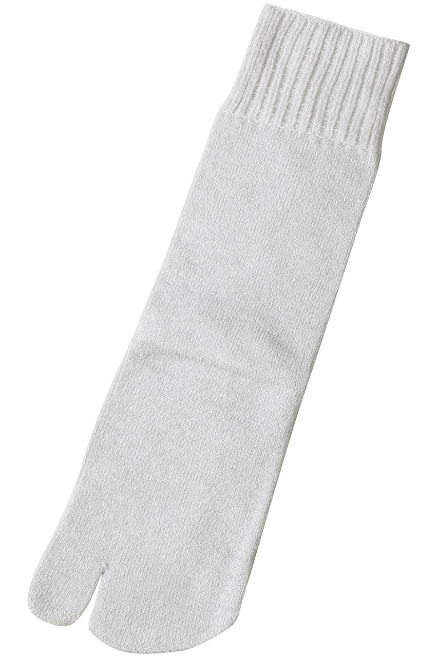 ダブルアンドエフダブル/w＆fwのラメ タビソックス(ホワイトラメ/WL-E13-WH)