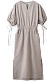 シルキーツイル ドロストワンピース