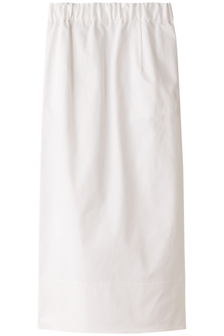 ホワイトコットン イージータイトスカート