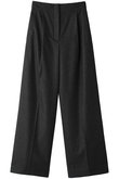 ウールカシミアポプリンワイドパンツ