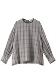 クリアチェック プルオーバーブラウス