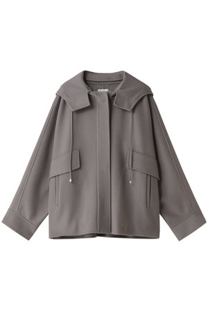 【サイズ:38】エブール　Pコート ebure エブール ネイビー スーパー100S ビーバー メルトン Pコート 38