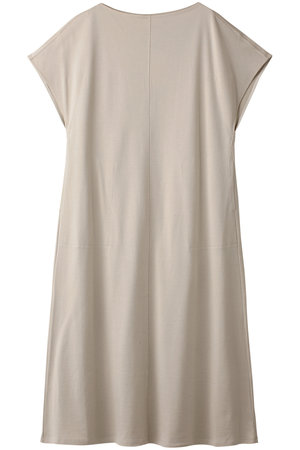 ebure ドライツィード ノースリーブフレアワンピース (アイボリー/36)