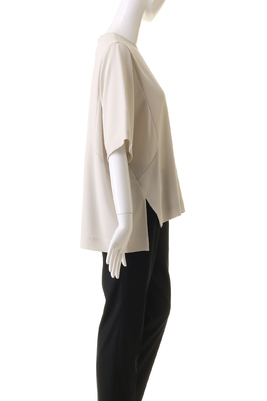 ebure ブラウス ebure(エブール)｜トリアセダブルクロス Tブラウス/アイボリー の通販