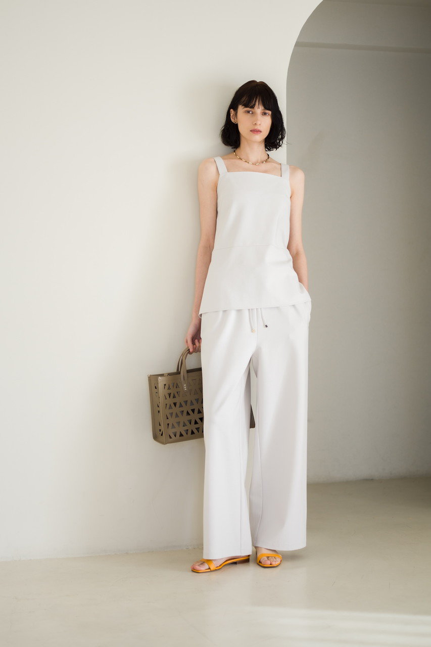 25SS ebure エブール SZハイツイストポンチ ストラップ カットソー ebure(エブール)｜SZハイツイストポンチ ショルダーストラップ