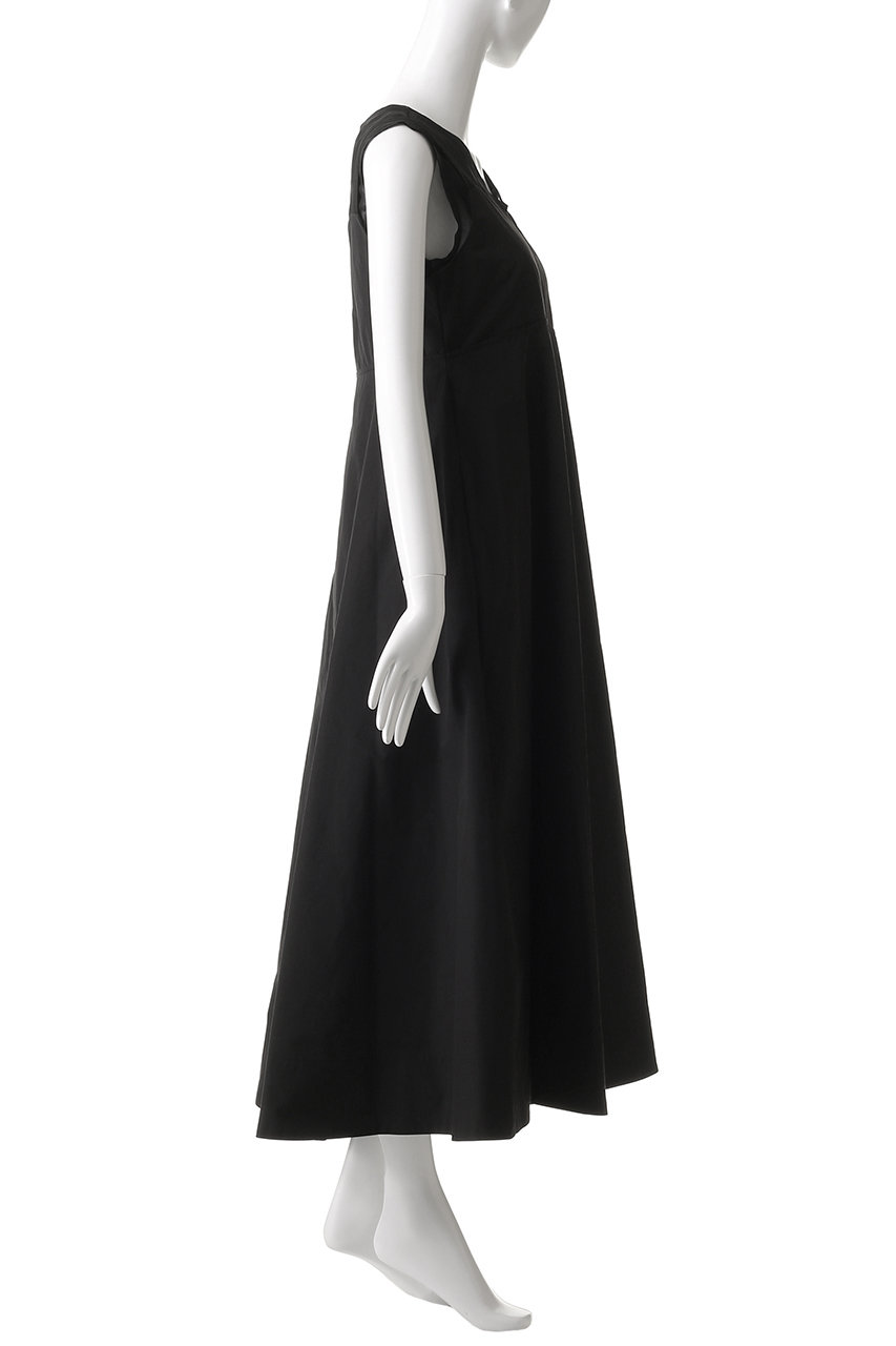 2025ss 現行品ナチュラルドライ タフタ スリーブレスドレス