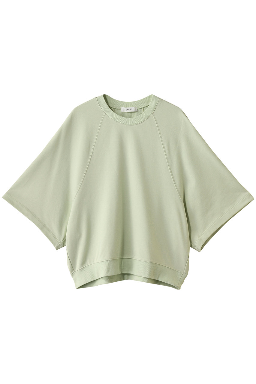 ebure ライトミニ裏毛 ボリュームスリーブカットソー (ライトグリーン, 38) エブール ELLE SHOP ebure ライトミニ裏毛 ボリュームスリーブカットソー (ライトグリーン, 38) エブール ELLE SHOP