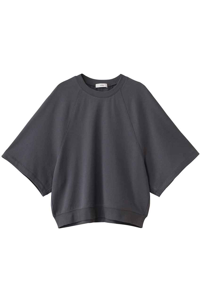 ebure ライトミニ裏毛 ボリュームスリーブカットソー (ダークグレー, 38) エブール ELLE SHOP ebure ライトミニ裏毛 ボリュームスリーブカットソー (ダークグレー, 38) エブール ELLE SHOP