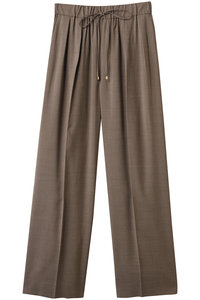 今季完売【未使用】ebure クリアウール深Vネックワンピース　ブラック36 ebure(エブール)｜クリアウール 深Vネックワンピース/ライトブラウン