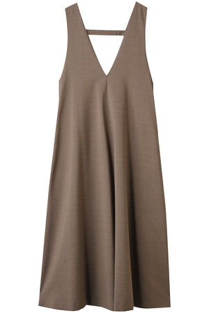 クリアウール 深Vネックワンピース