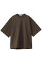 【店舗限定】クリア天竺 クルーネックカットソー エブール/ebure ブラウン