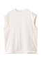 【店舗限定】クリア天竺 ノースリーブカットソー エブール/ebure ホワイト