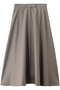 ドライポプリン フレアスカート エブール/ebure グレー