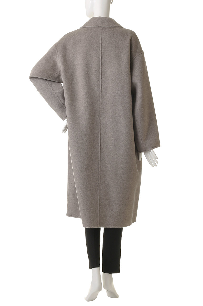 ebure(エブール)｜カシミアリバー ロングコート/アイボリー の通販