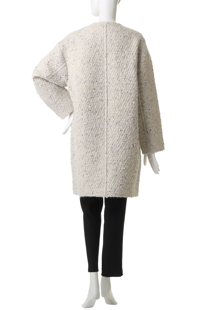 ebure(エブール)｜カラーネップアルパカツィード ノーカラーミドル