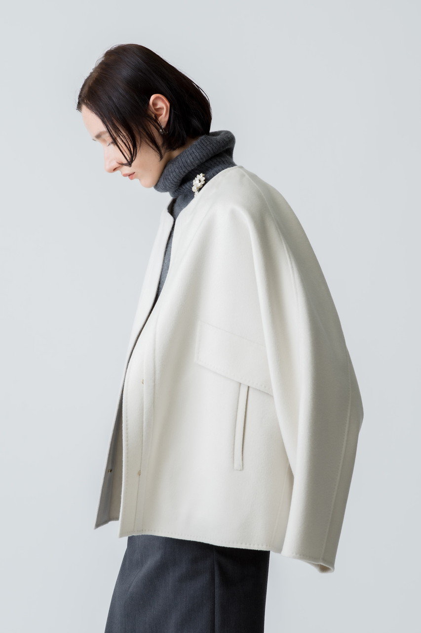 hiroro1213様3/20　ebure リュックスビーバーショートコート ebure(エブール)｜リュクスシャルムビーバー ステンカラー