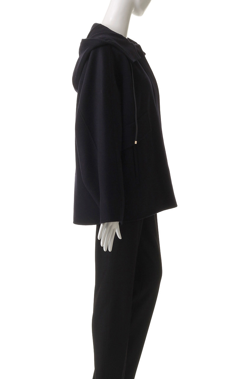 ebure(エブール) ショートコート　ブラック ebure(エブール)｜フォルムダウン ショートコート/トップグレー の通販