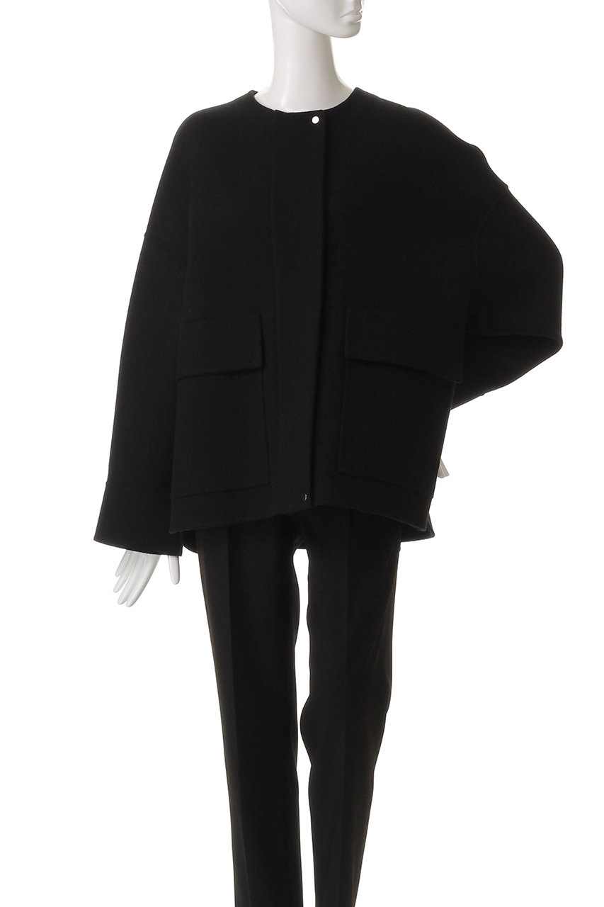 ebure(エブール)｜ジロンラムメルトン ショートブルゾン