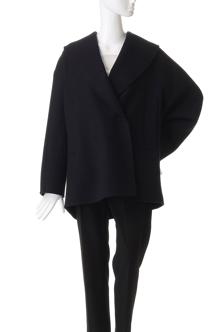 ebure(エブール)｜リュクスメルトン ショールカラーショートコート