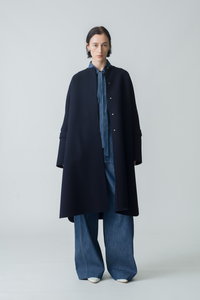 ebure(エブール)｜リュクスメルトン ショールカラーショートコート