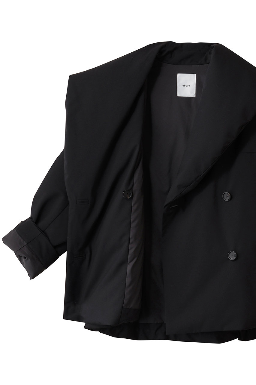 ebure(エブール)｜フォルムダウン ショールカラーミドルコート/トップ