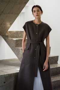 ebure(エブール)｜ライトウールリバー ステンカラーコート