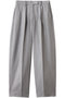 ライトシャンブレーウール バレルパンツ エブール/ebure ライトグレー